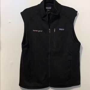 Used: Patagonia “Human Good” Black Vest Size Large